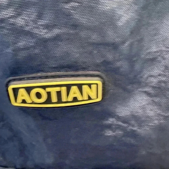 Aotian back back adjustable padded straps zip compartments back & front - Picture 7 of 12